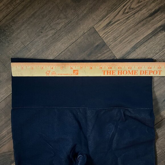 Spanx Womens XL Blue Look At Me Now Seamless Cropped Ankle Leggings Shapewear - Picture 5 of 6